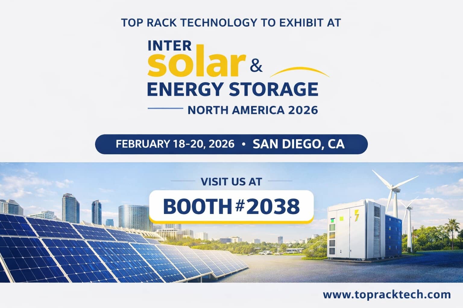 Top Rack Technology Intersolar 2026